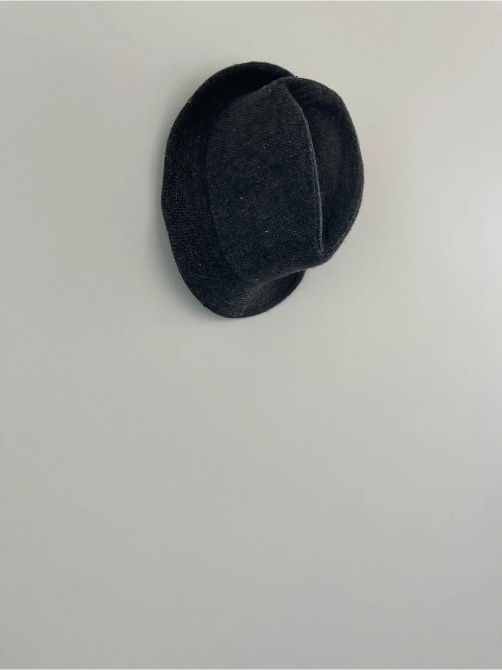 Classic Black Fedora Hat SMALL LIKE MINI